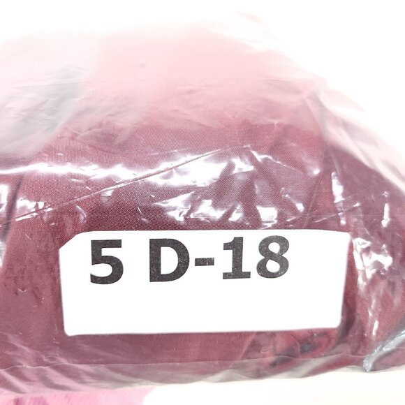 SL Fashions Party Dress Size 12 Pleated Pockets Red Black Sleeveless Open Back - Picture 13 of 13